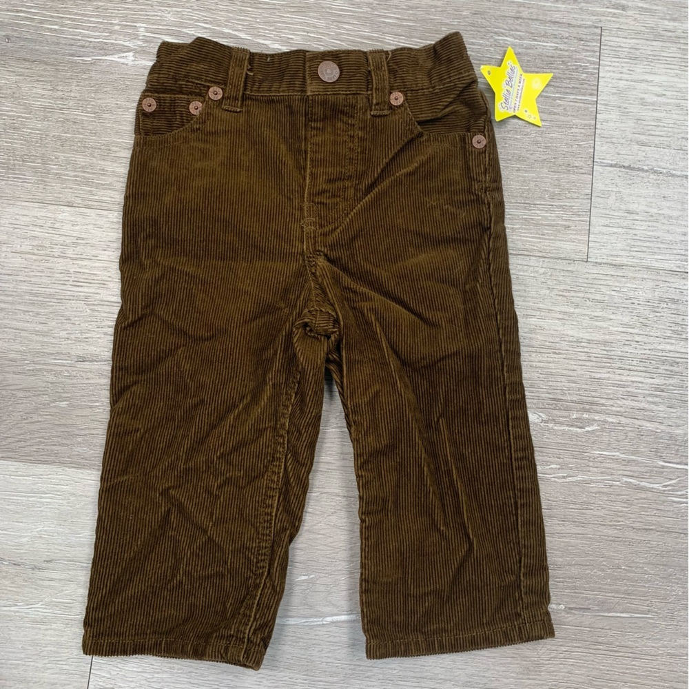 Polo by Ralph Lauren Brown Corduroy Pull-On Kids Pants